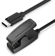 T Tersely 1M/3.3ft USB-C Long Charging Clip Fast Charger Cable for Garmin Lily 1/2, Forerunner 30 35 35J 230 235 630 645/645 Music 735XT, Approach S20, Vivomove Trend/HR,ForeAthlete 35J Forerunner35J