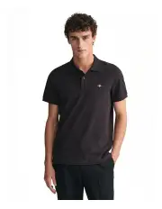 [Gant] Regular Fit Shield Piqu Polo Shirt in Black