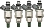 Fuel Injector Nozzle 4PCS for Mazda 1.6L 1.8L 4CYL 1990-1995 1955002040 195500-2040