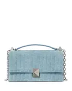kate spade new york Deco Denim Print Leather Mini Crossbody