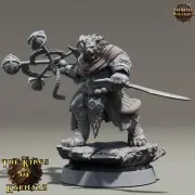 Leonin - King Frency | DnD Miniatures | Tabletop Gaming Miniature | Fantasy-War