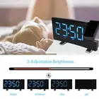 Digital Alarm Clock 180° Projection On Ceiling Wall USB Powered Alarm Clock GS0