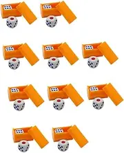 ERINGOGO 10 Sets Dot Dice Party Props Fun Game Dice for Performances Activities Gatherings Interactive Shake Listen Trick for Laughter and Entertainment