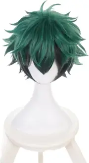 My Hero Academia Midoriya Izuku Wig Deku Cosplay Wig with Wig Cap Heat Resistant