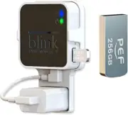 256GB Blink USB Flash Drive with Outlet Wall Mount for Sync Module 2 Local Vi...