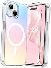 Compatible with iPhone 15 MagSafe Case for Women iPhone 15, 6.1" Holographic