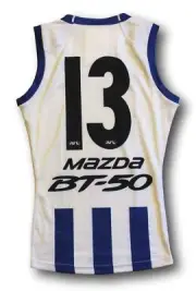2016 North Melbourne Ryan Clarke Player Issue Home Football Jumper Guernsey Sz M