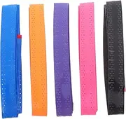 5pcs Badminton Racket Sweatband Tennis Racket Tape Soft Racquet Overgrip Anti Slip Tennis Grip Tapes Tennis Overgrip Tape Tennis Badminton Racquet Grip Tape Badminton Grips