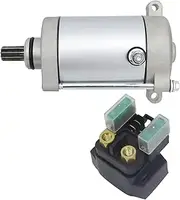 Motorcycle Starter Motor for Grizzly for Kodiak for Wolverine for Rhino 400 450 600 660 Starter Motor ATV 18759 Starter Motor & Starter Solenoid Relay Starter Motor