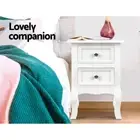 Artiss Bedside Tables Drawers Side French Storage Cabinet Nightstand Lamp