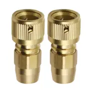 Brass Expandable Hose Connectors Quick for Simple Water Flows in Gardens
