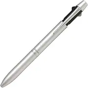 [Pilot] Mechanical Pencil + Ballpoint Pen, 0.7mm, Fine, Black and Red, 2+1 Acro Drive, Silver (BKHD-250R-S)