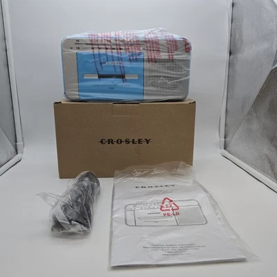 Crosley CT102 RW AM/FM Bluetooth Radio & Cassette Player - Blue