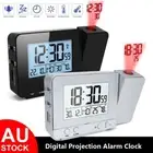 Smart Digital LED Projection Alarm Clock Time Temperature Projector LCD Display