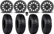 Fuel Vector Bdlk 15" Wheels Bk 30" Intersect Tires Polaris RZR XP 1000 / PRO XP