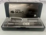 *BRAND NEW* Mini Maglite Flashlight Keychain CSX Railroad Employee Gift Set