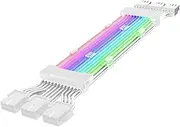 ARGB 24 Pin, ATX Cable Extension, Extension Cable Sleeve ATX, Long Service Supply Cable, PSU Cable Mode, Supply Mode Cable Extension Kit