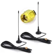 2-Pack UHF 433MHz SMA Male Magnetic Base Antenna for Remote Control Telecontrol