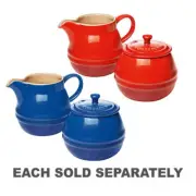 Chasseur Easy to Clean High Quality Stoneware La Cuisson Sugar and Creamer Set