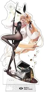 Algernon Products NIKKE Acrylic Stand, Rupee: Luxury Rabbit, Approx. W 1.8-3.1 x H 5.1 inches (46-78 x 130 mm), Acrylic