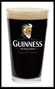 Star Wars Obi Wan Kenobi -Alec Guinness 16 oz Pint Glass (2022)