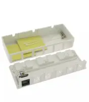 6 Port Cat6 5E RJ45 Network Surface Mount Box For Keystone Jack Insert Snap-in
