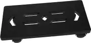 SHOWERORO PC PC Computer Host Bracket CPU Stand Under Desk Computer Tower Movable Stand Mobile CPU Stand CPU Tower Stand Computer Host Holder Computer Floor Stand CPU Rack Black Plastic