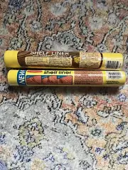 Rubbermaid Shelf Drawer Liner Roll Vintage 1983 Yellow - Two Rolls - NOS