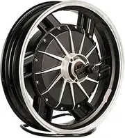 FSNEODYV Electric Bicycle Kit, 16x3.5inch YM2000W 70km/h 35H Three Phase Magnet Wheel Hub Motor 72V Black
