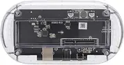 USB3.0 Transparent Hard Disk Case for 2.5/3.5inch HDD SSD, HighSpeed Transfer, LED Indicator Monitoring for Computer Enthusiasts, PC Material (AU Plug)