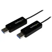StarTech SVUSB3DSA 2 Port USB 3 KVM Switch w/ File Transfer