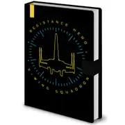 Star Wars Themed Novelty Rectangular Hard Cover School/Office Notebook