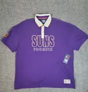 Vtg Tommy Jeans Phoenix Suns Men's Size 2XL Stanley Pique Polo Shirt