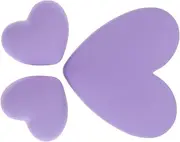 3pcs Box Charging Cable Accessories Resin Charms Resin Mini Heart Adorable Cable Protector Heart Charm Data Cable Case Charm Charging Cable Case Heart Decal Lavender Plastic