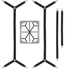 Bed Sheet Straps,Adjustable Elastic Sheet Fasteners,Secure Mattresses Covers ...