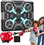 Music Boxing Machine - Electronic Workout Equipment, Multifunctional Punching Machine for Gym, Parent-Child Activities, Teenagers
