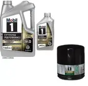 Mobil1 M1-113A Engine Oil Filter & 6 Quarts Mobil1 E/P 0W20 Full Syn. Motor Oil (for: Fiat)