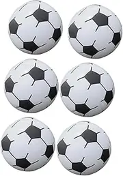 UPKOCH 6pcs Toddler Sports Balls Set Inflatable Soccer Ball Game for Kids Beach for Pool Playground Random Color