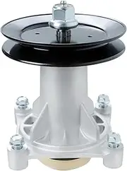 54" Deck Blade Spindle Rebuild Kit Compatible For Craftsman Husqvarna YTH2454, Replaces Spindle 187292, Blade 187254, 147'' Belt 196103