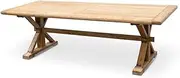 Winston Reclaimed 3m Elm Wood Dining Table - Rustic Natural