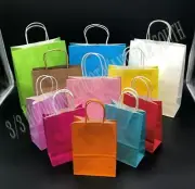 Bulk Lot Kraft Paper Bag Carry Shopping Bags Wedding Party Gift Bags 3 Sizes AU