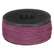 1.18mm x 164 Feet Paracord Micro Cord Rope 100 LB Braided Cord, Plum Red