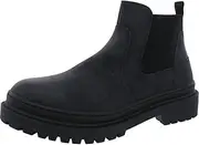 [Madden] Mens Kresto Faux Leather Ankle Chelsea Boots Black 9 Medium (D)