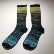 Unisex Long Compression Socks Green L/XL