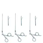 Laparoscopic Surgical Set – 3Pcs Suture Passer Forceps for Port Closure
