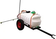 Giantz Weed Sprayer 100L Garden Weeds Killer Spot Sprayers Pump Pressure Lawn Plants Mist Boom Spray Tank, Farm Agricultural Equipment, 80PSI Diaphragm Pumps with Trailer 1.5m Hose