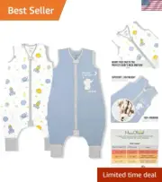 Toddler Sleep Sack with Legs - Organic Cotton 2-Pack for Comfort