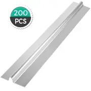 4ft Aluminum Radiant Floor Heat Transfer Plates - 200pcs, Cuttable Design