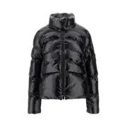 [PINKO] PINKO Glossy nylon short down jacket Woman 40 40 Black