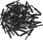 uxcell 50pcs Plastic Rivet Bumper Fastener Clips Retainer for Jeep Wrangler JK 6506007AA